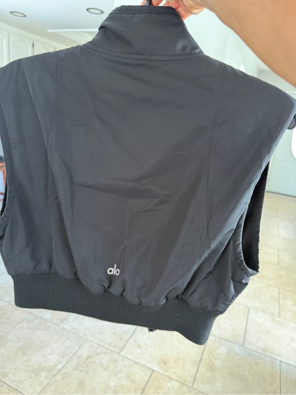 Alo Black Sleeveless Athletic Vest